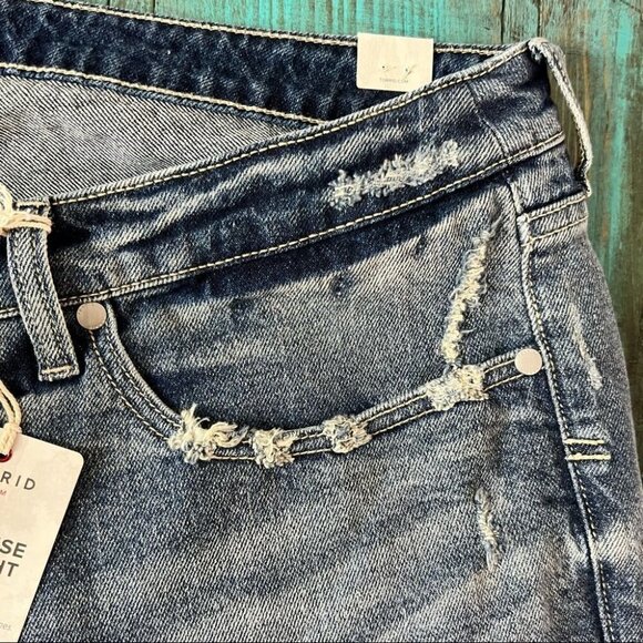 Torrid High Rise Straight Distressed Jeans Size 20 NWT - Picture 6 of 16